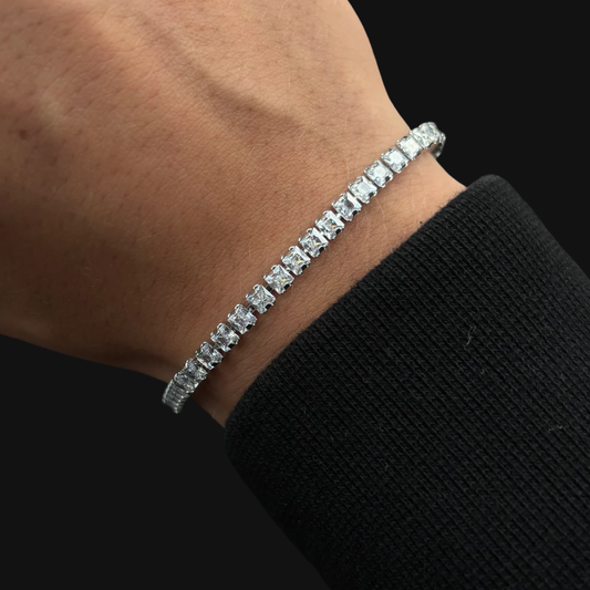 Square Tennis Bracelet