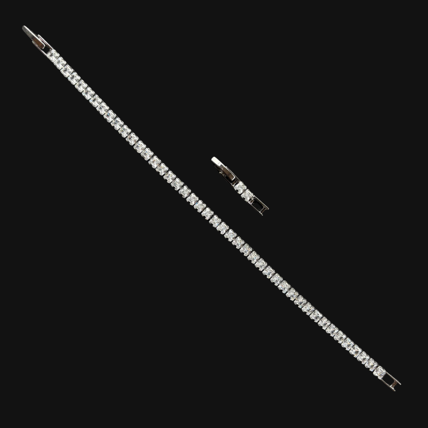 Square Tennis Bracelet